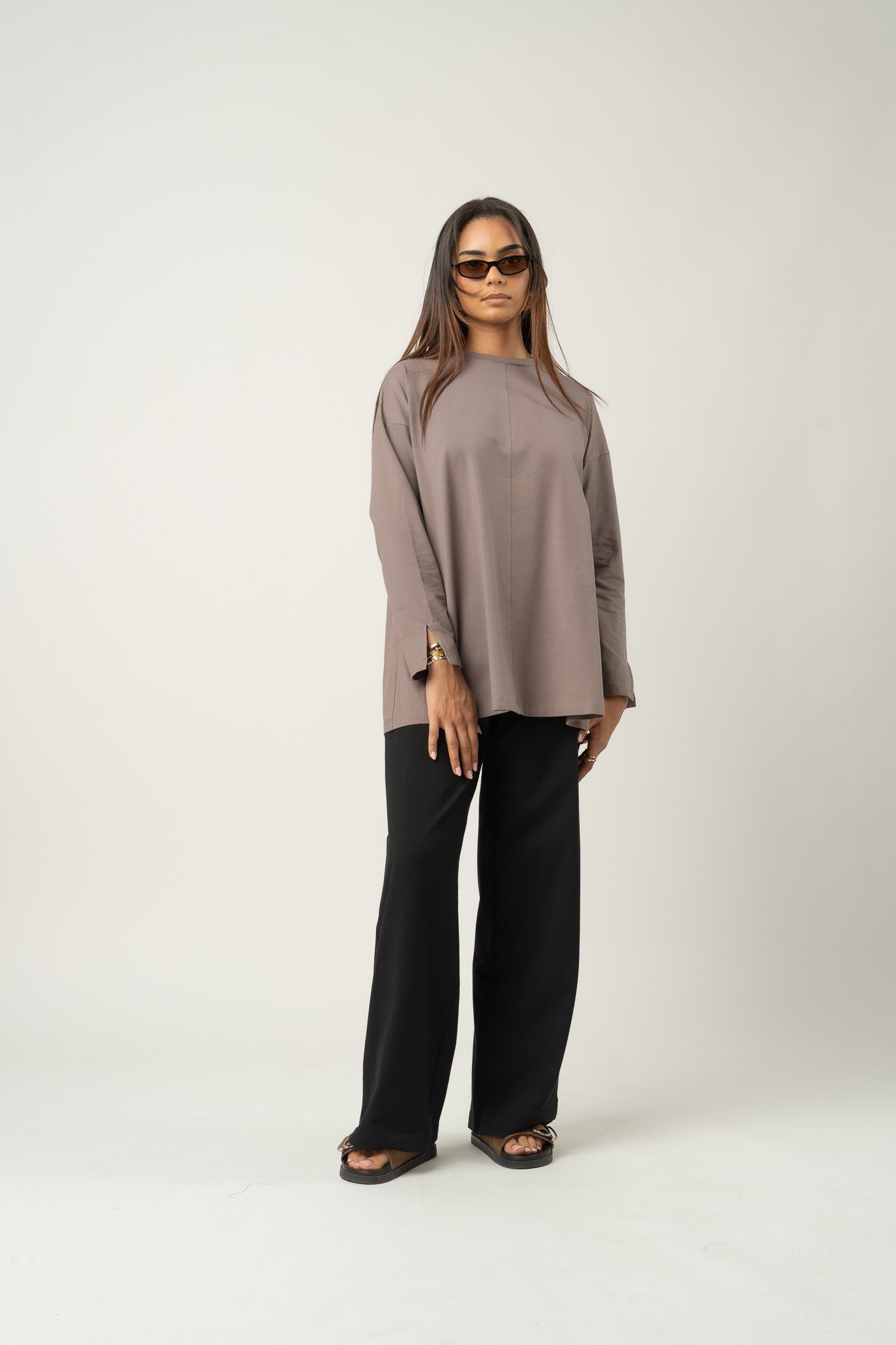 T-shirt oversize Mocca