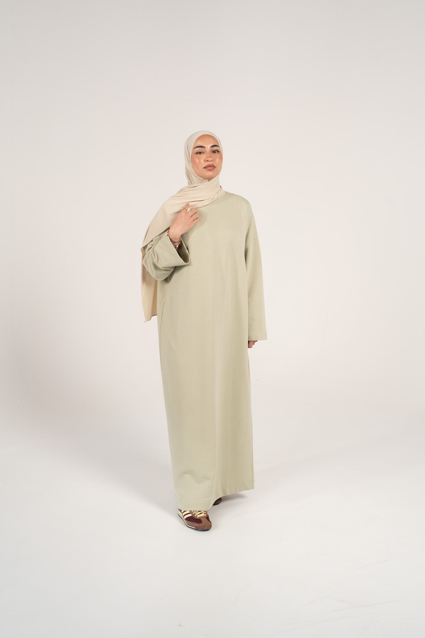 Kleid Essential Matcha