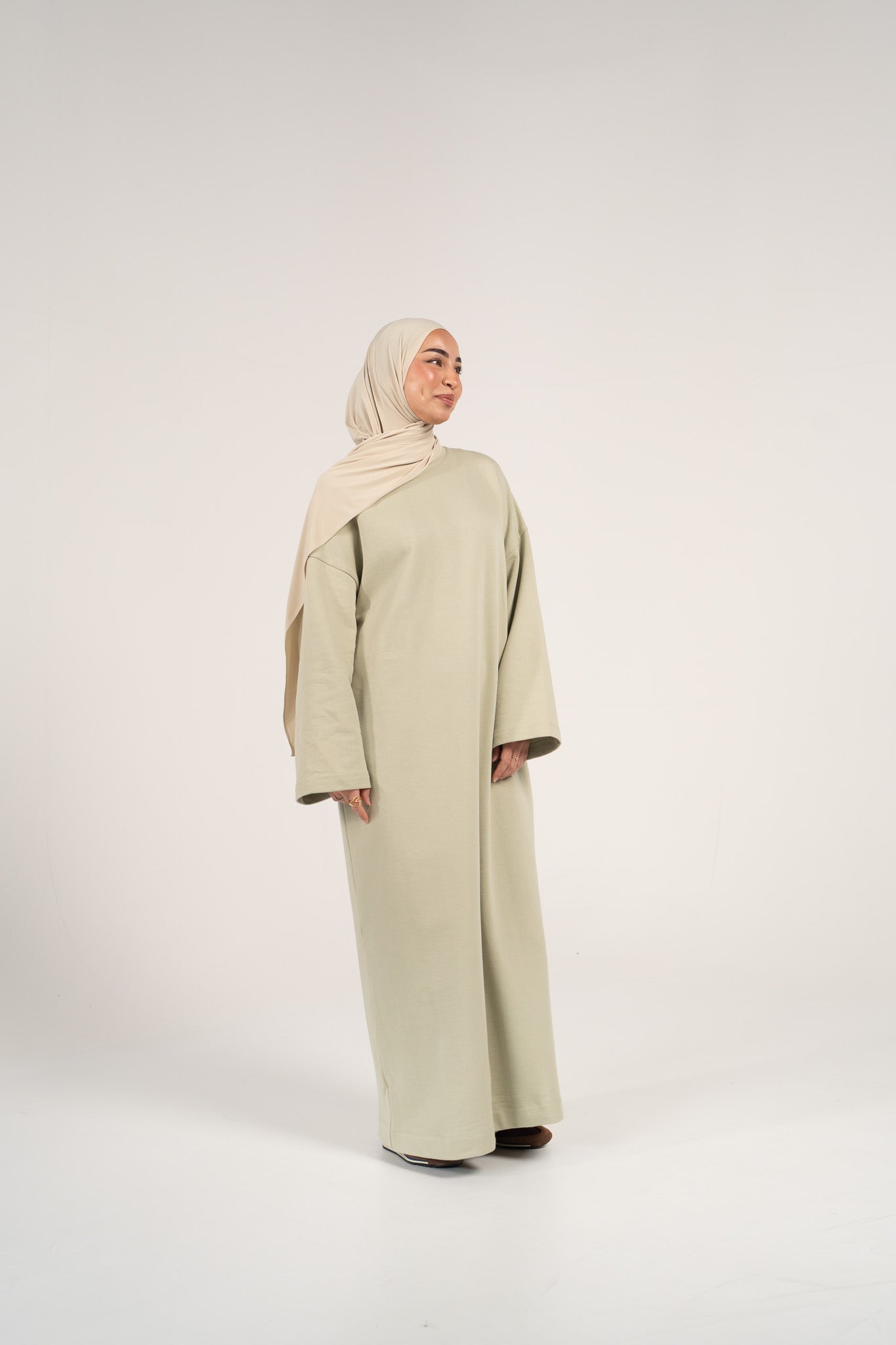 Kleid Essential Matcha