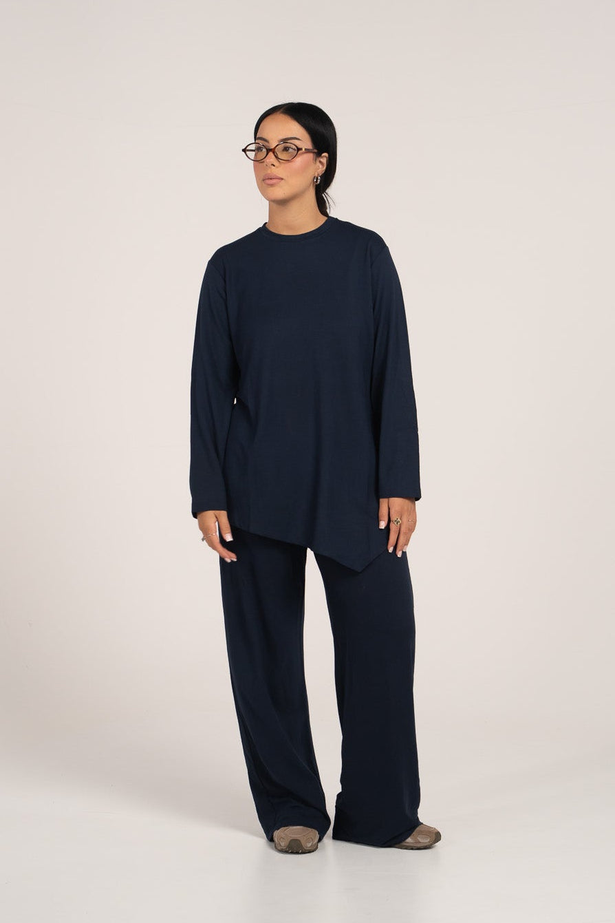 Top en modal asymétrique