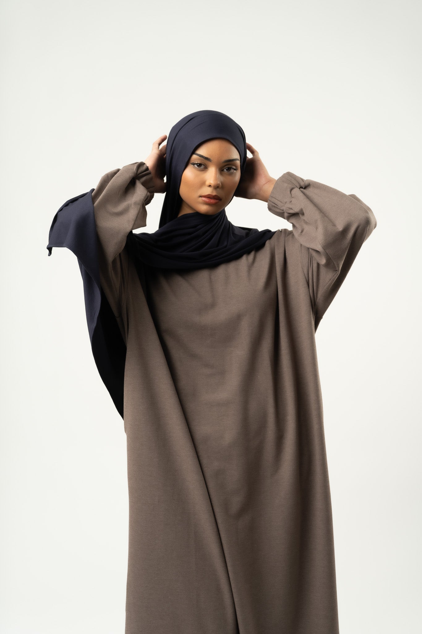 Jersey-Hijab MINI, Dunkelblau