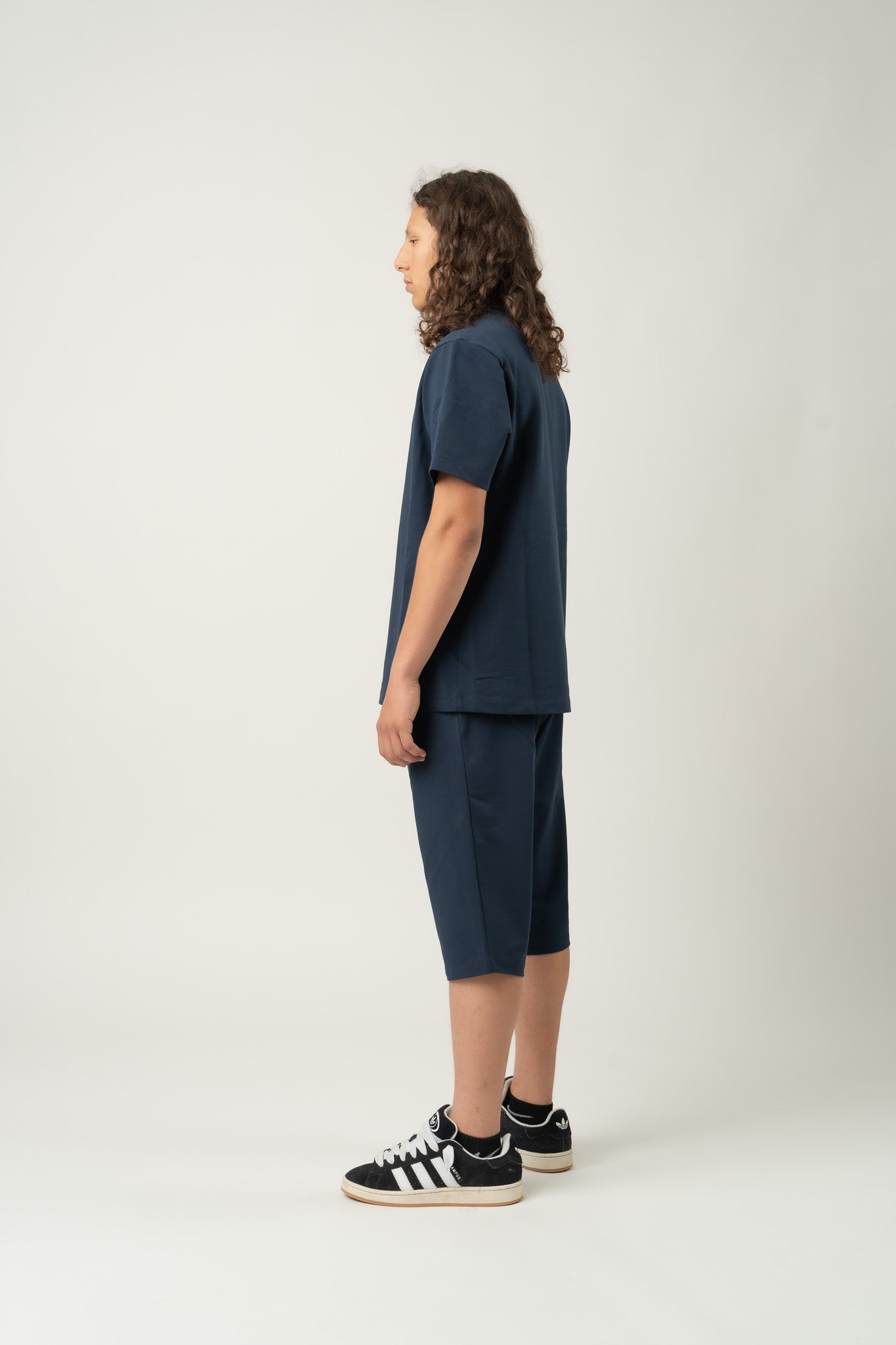 Herren-Shorts, marineblau, große Größen