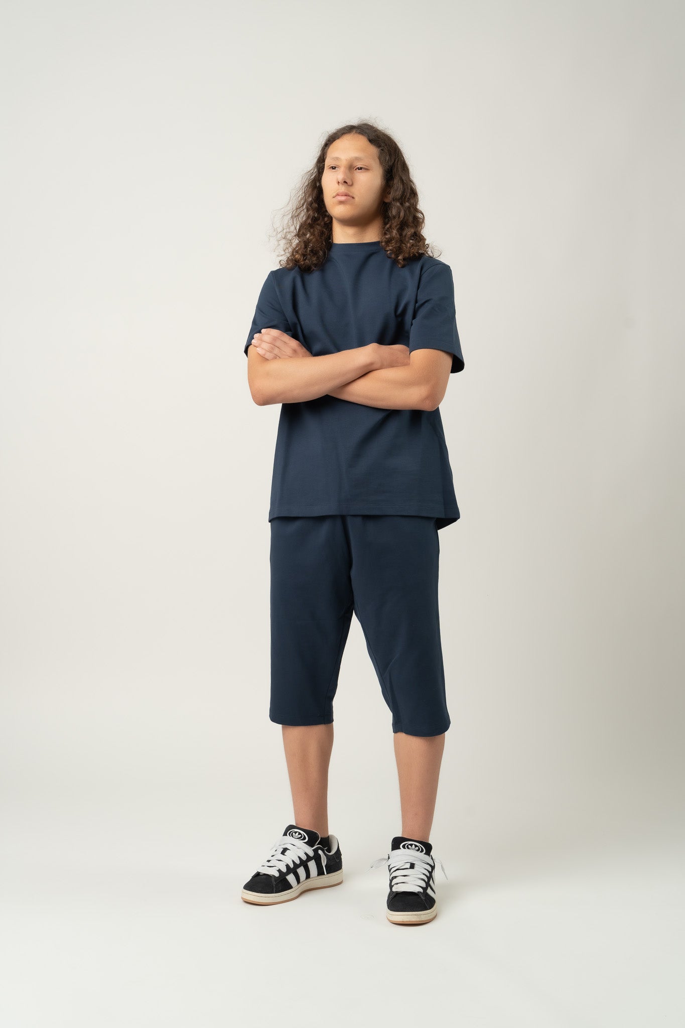 Herren-Shorts, marineblau, große Größen
