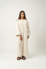 Maxikleid aus Leinenmischung