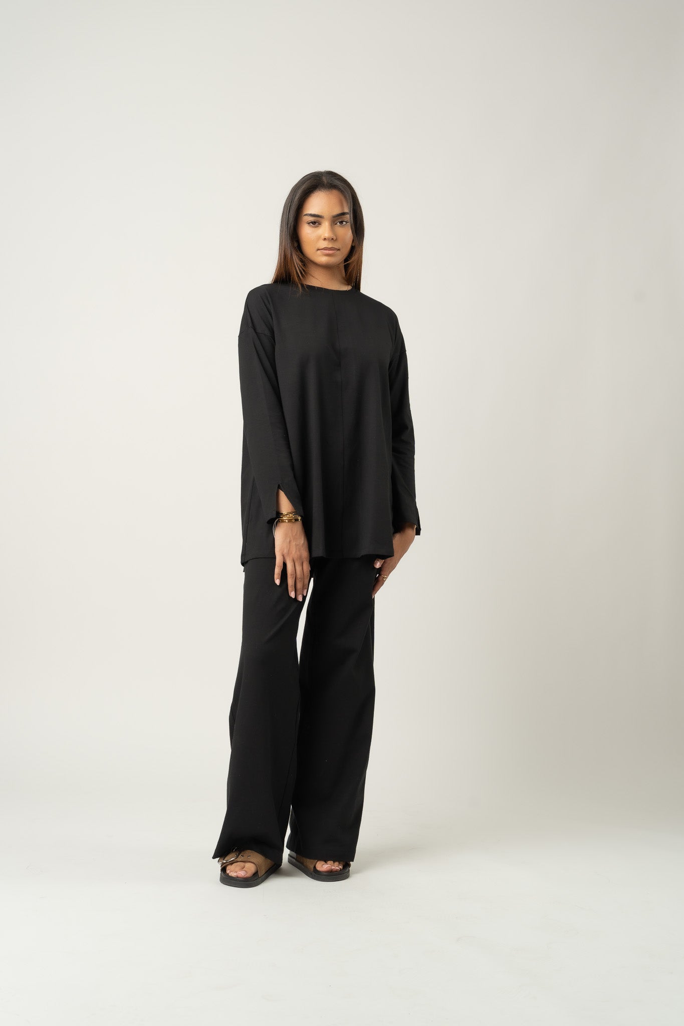 T-shirt oversize Black