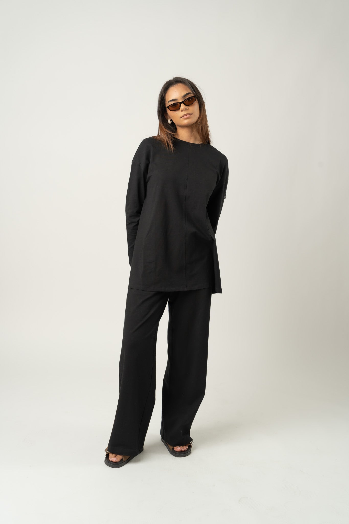 Oversize T-Shirt Schwarz