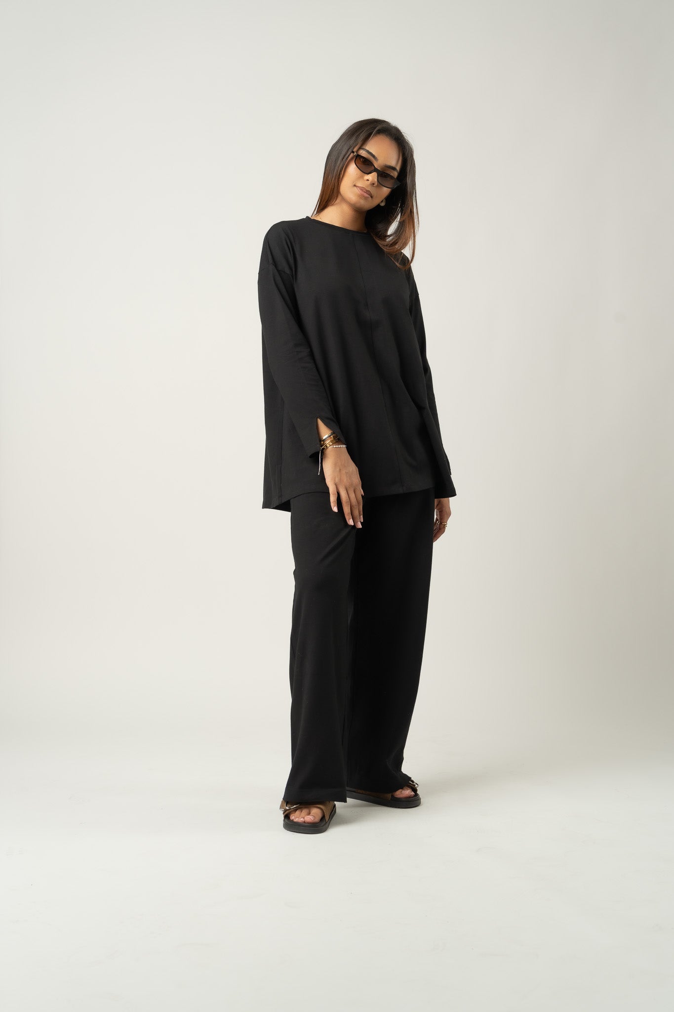 Oversize T-Shirt Schwarz