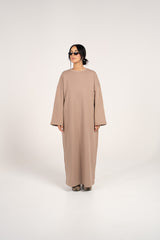 Essentielles lattefarbenes Kleid