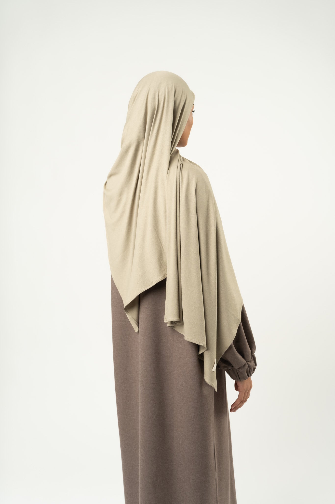 Jersey-Hijab MINI salbeigrün